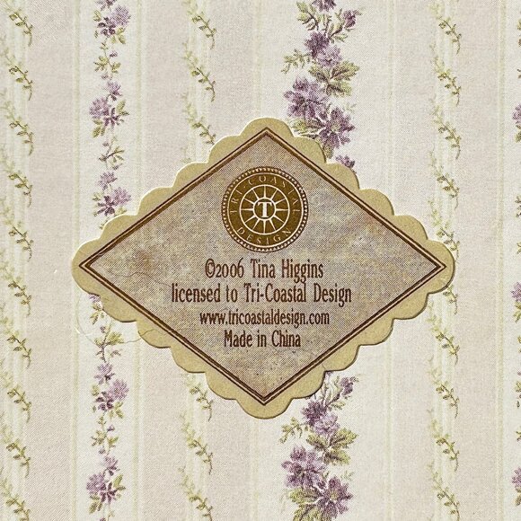 Vtg Tri-Coastal Design 2006 Tina Higgins Storage Box - Picture 8 of 8